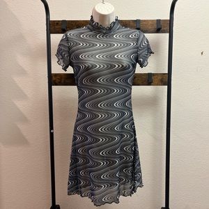 SOLD OUT Current Mood Timewarp Mesh Dress by Dolls Kill in size small!